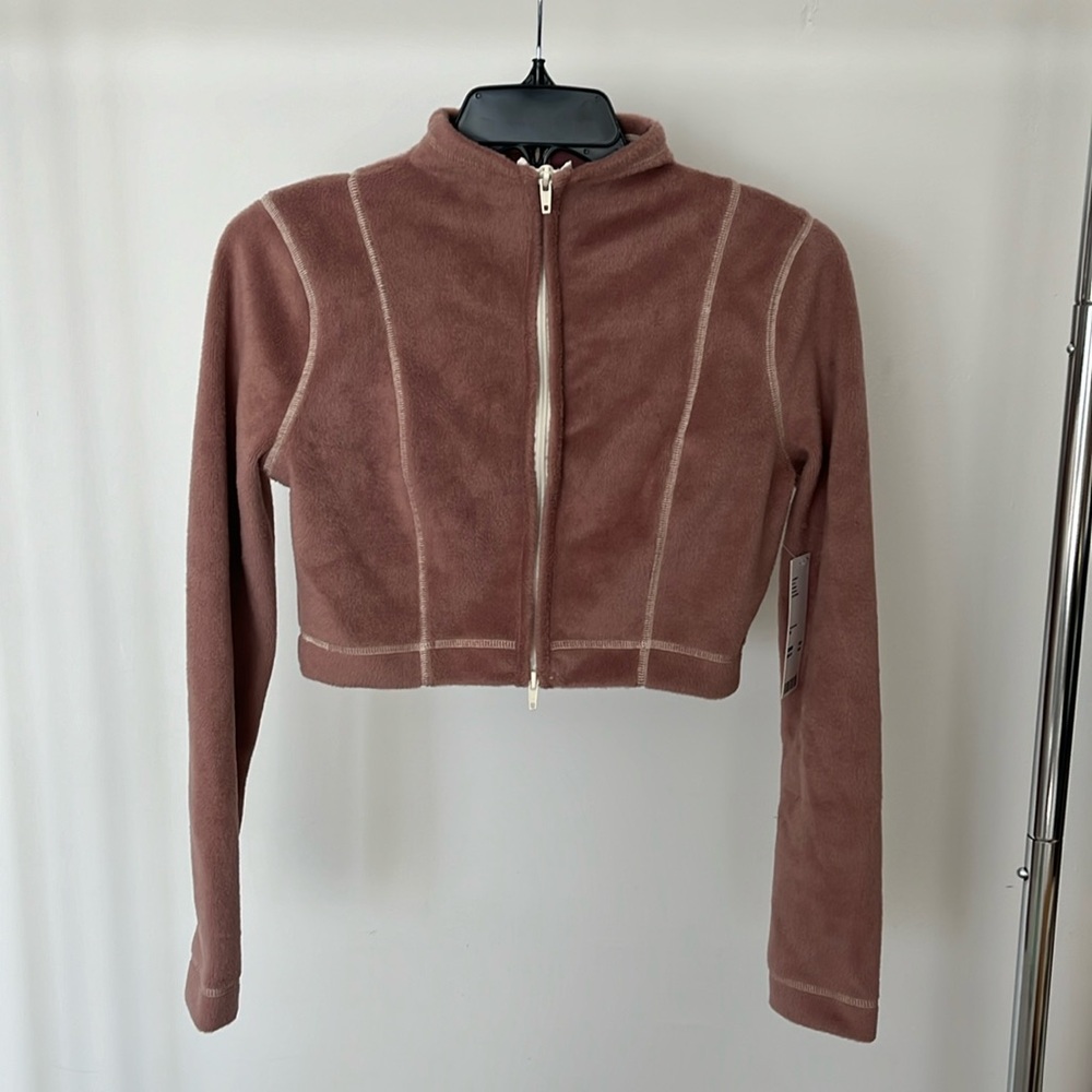 Urban Pink Soft Fleece Zipup Jacket (M)